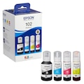Artikelbild 1 für EPSON 102/T03R64 schwarz, cyan, magenta, gelb Tintenflaschen, 4er-Set, Artikelnummer 335651