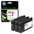 Artikelbild 1 für HP 711(CZ135A) magenta Druckerpatronen, 3er-Set, Artikelnummer 134318