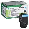 Artikelbild 1 für Lexmark 71B20C0 cyan Toner, Artikelnummer 419301