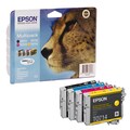 Artikelbild 1 für EPSON T0715 (Gepard) schwarz, cyan, magenta, gelb Druckerpatronen, 4er-Set, Artikelnummer 868307