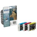 Artikelbild 1 für EPSON T1306XL (Hirsch) cyan, magenta, gelb Druckerpatronen, 3er-Set, Artikelnummer 546119