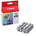 Artikelbild 1 für Canon 2x BCI-15 BK schwarz Druckerpatronen, 2er-Set, Artikelnummer 476770