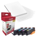 Artikelbild 1 für Canon CLI-571 XL C/M/Y/BK schwarz, cyan, magenta, gelb Druckerpatronen + Fotopapier, Artikelnummer 209298