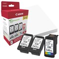 Artikelbild 1 für Canon PG-545XLx2/CL-546XL schwarz, color Druckköpfe + Fotopapier, 3er-Set, Artikelnummer 143588