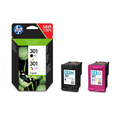 Artikelbild 1 für HP 301(N9J72AE) schwarz, color Druckerpatronen, 2er-Set, Artikelnummer 237913