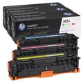 Artikelbild 1 für HP 305A (CF370AM) cyan, magenta, gelb Tonerkartuschen, 3er-Set, Artikelnummer 331868