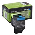 Artikelbild 1 für Lexmark 80C2SC0 cyan Toner, Artikelnummer 252031