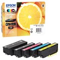Artikelbild 1 für EPSON 33 / T3337 (Orangen) schwarz, cyan, magenta, gelb, Foto schwarz Druckerpatronen, 5er-Set, Artikelnummer 211831