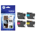 Artikelbild 1 für brother LC-422VAL schwarz, cyan, magenta, gelb Druckerpatronen, 4er-Set, Artikelnummer 726212